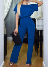 Evie - Elegant Women's Wideleg Jumpsuit