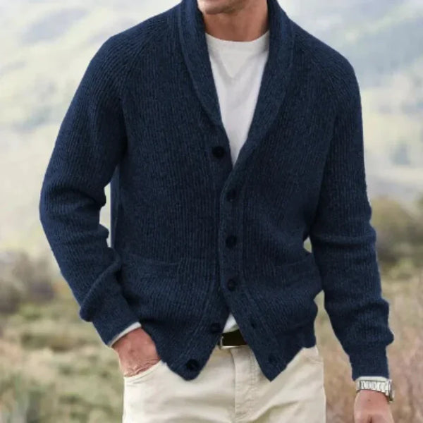 Ryder - Retro Men's Knitted Cardigan