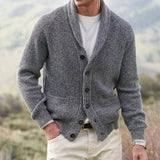 Ryder - Retro Men's Knitted Cardigan