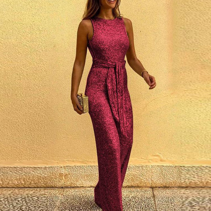 Pearl - Trendy Women's Sequin Jumpsuit